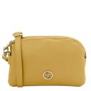 Lily Borsa a Tracolla in Pelle Morbida Giallo pastello TL142375