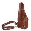 Kevin Brusttasche aus Leder Braun TL142423