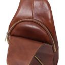 Kevin Monospalla in Pelle Marrone TL142423