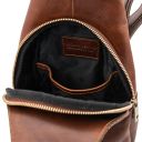 Kevin Monospalla in Pelle Marrone TL142423