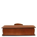 Palermo Serviette en Cuir Avec 3 Compartiments Naturel TL142452