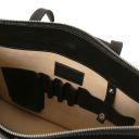 Palermo Serviette en Cuir Avec 3 Compartiments Noir TL142452