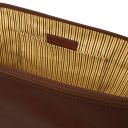 Smarty Beauty Case in Pelle - Misura Grande Marrone TL141219