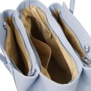Tulipan Leather Handbag Светло-голубой TL141727