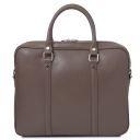 Prato Exclusive Saffiano Leather Laptop Case Dark Taupe TL142453
