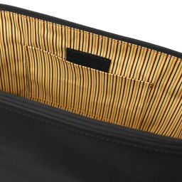 Smarty Leather Toiletry bag - Small Size Black TL141220