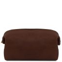 Smarty Trousse de Toilette en Cuir - Petit Modèle Marron foncé TL141220