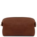 Smarty Trousse de Toilette en Cuir - Petit Modèle Marron TL141220