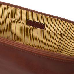 Smarty Trousse de Toilette en Cuir - Petit Modèle Marron TL141220