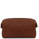 Smarty Beauty Case in Pelle - Misura Piccola Marrone TL141220