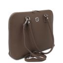 Magnolia Sac Business en Cuir Pour Femme Taupe foncé TL141809