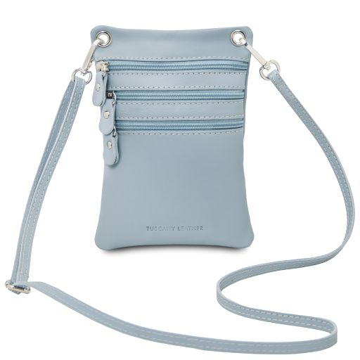 TL Bag Tracollina in Pelle Morbida Celeste TL142432