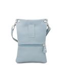 TL Bag Soft Leather Mini Cross bag Light Blue TL142432