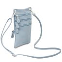 TL Bag Soft Leather Mini Cross bag Light Blue TL142432