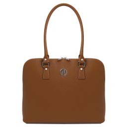 Magnolia Damen Business Tasche aus Leder Cognac TL141809