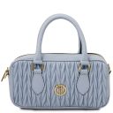 Mousse Sac à Main en Cuir Bleu céleste TL142447