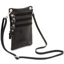 TL Bag Bolsillo Unisex en Piel Suave Negro TL142432