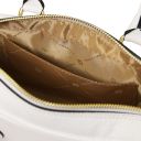Mousse Borsa a Mano in Pelle Bianco TL142447