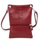 TL Bag Soft Leather Mini Cross bag Red TL142432