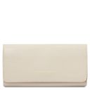 Diana Exclusive Leather Wallet - Large Size Beige TL142435