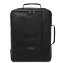 Brooklyn Notebook Rucksack aus Leder Schwarz TL142445