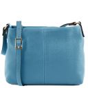 TL Bag Soft Leather Shoulder bag Azure TL141720