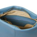 TL Bag Borsa a Tracolla in Pelle Morbida Azzurro TL141720