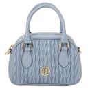 Chantilly Bolso a Mano en Piel Morbida Azul claro TL142446
