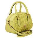 Chantilly Sac à Main en Cuir Souple Jaune Lime TL142446