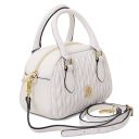Chantilly Bolso a Mano en Piel Morbida Blanco TL142446