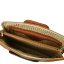 Caserta Document Leather Briefcase Телесный TL142449