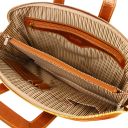 Caserta Document Leather Briefcase Honey TL142070