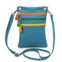 TL Bag Sac Bandoulière en Cuir Souple Turquoise TL142431