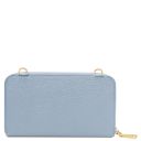 Urania Portefeuille/supporte Pour Téléphone en Cuir Avec Bandoulière Bleu céleste TL142433