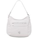 Brenda Borsa al Hombro en Piel Suave Blanco TL142450