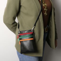 TL Bag Bolsillo Unisex en Piel Suave Cognac TL142431