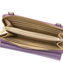 Urania Portafoglio/portacellulare in Pelle con Tracolla Lilla TL142433