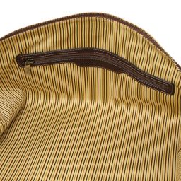 TL Voyager Borsone da Viaggio in Pelle - Misura Grande Testa di Moro TL141794