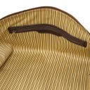 TL Voyager Travel Leather Duffle bag - Large Size Dark Brown TL141794