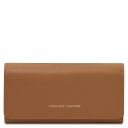 Iside Exklusive Damenbrieftasche aus Leder - Gross Karamell TL142434