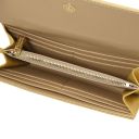 Iside Elégant Portefeuille en Cuir - Grand Modèle Jaune pastel TL142434