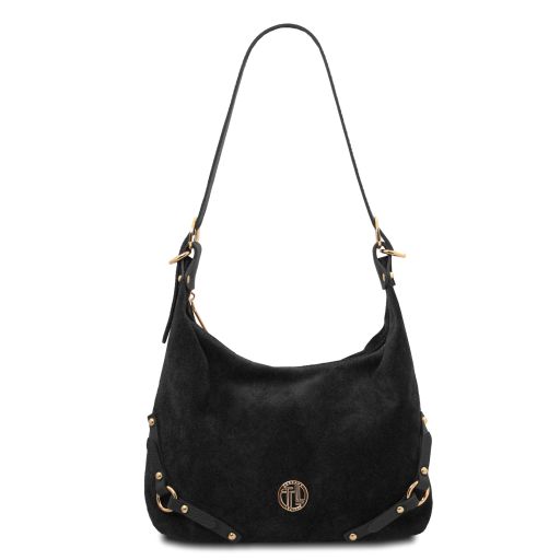 Sierra Suede Leather Shoulder bag Черный TL142419