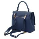 Silene Borsa a Mano in Pelle Convertibile a Zaino Blu scuro TL142152