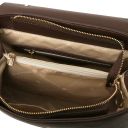 Silene Leather Convertible Backpack Handbag Coffee TL142152