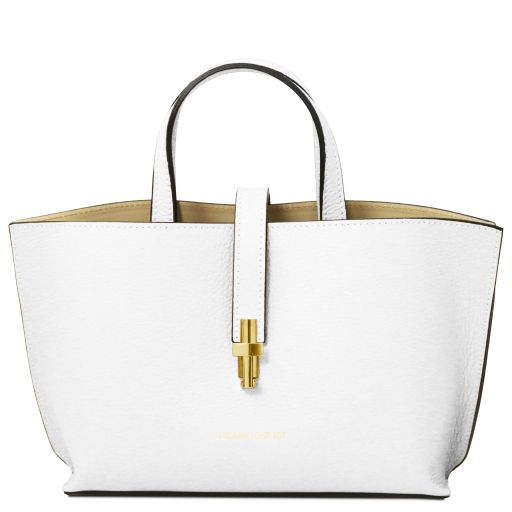 Agatha Handtasche aus Leder Weiß TL142456
