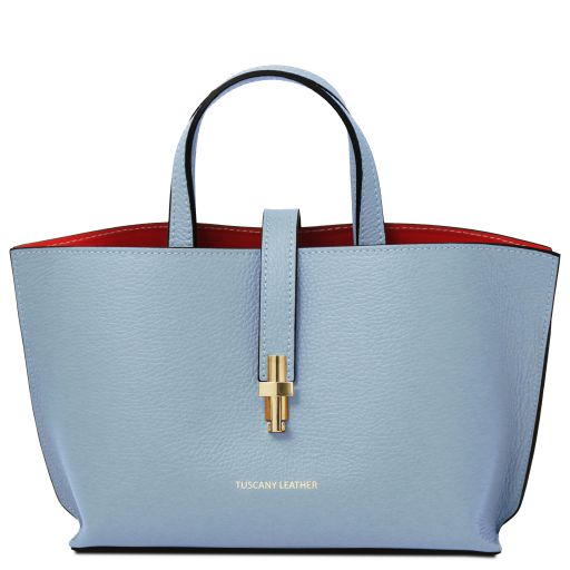 Agatha Borsa a Mano in Pelle Celeste TL142456