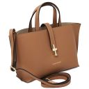 Agatha Handtasche aus Leder Karamell TL142456