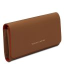 Iside Exclusive Leather Wallet - Large Size Cognac TL142434