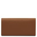 Iside Exclusive Leather Wallet - Large Size Cognac TL142434