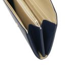 Iside Exklusive Damenbrieftasche aus Leder - Gross Dunkelblau TL142434